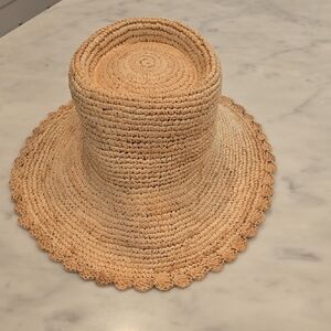 Chic Tan Woven Sun Hat